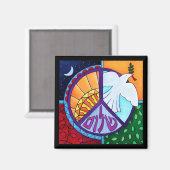 ピースライジングマグネット マグネット (正面/裏面)