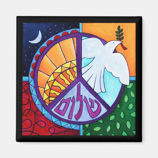 ピースライジングマグネット マグネット (正面)