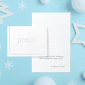 ピースライトタイプライター文字スリム縁ど 箔カード