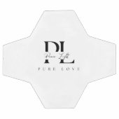 “ピースライト ― Pure Love ロゴ サッカーボール (フラット)
