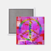 ピースラビット マグネット (正面/裏面)