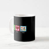 ピースラブすし コーヒーマグカップ (正面左)