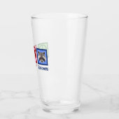 ピースラブアライグマ タンブラーグラス (左)