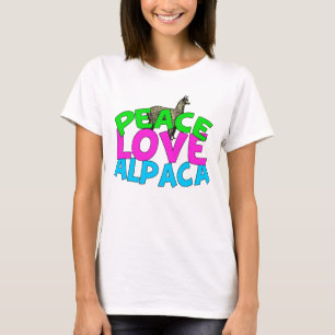 ピースラブアルパカ Tシャツ