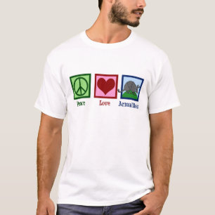 ピースラブアルマディロス Tシャツ