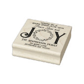 ピースラブアンドジョークリスマス差出人住所 ラバースタンプ (スタンプ)