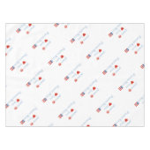 ピースラブアンドプエルトリコ テーブルクロス (正面(横))