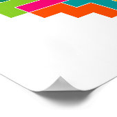 ピースラブアンドポリオミノプリント ポスター (角)