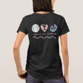 ピースラブアート人魚Tシャツ Tシャツ (裏面)