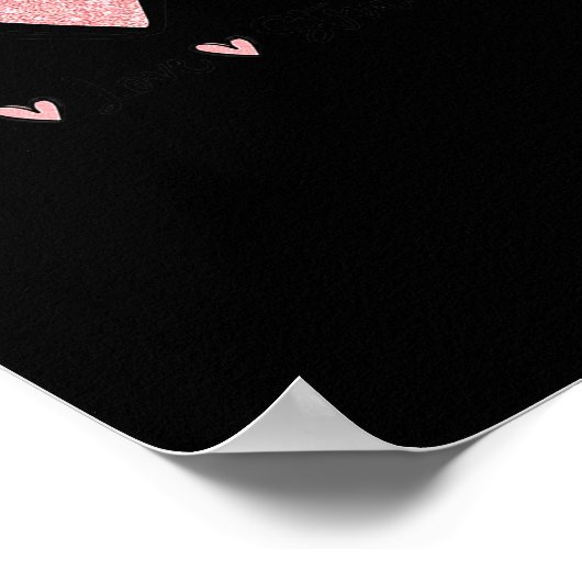 ピースラブイチゴ農家イチゴ愛好家 ポスター (角)