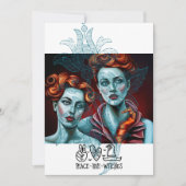 ピースラブウィッチーズ 招待状 (正面)