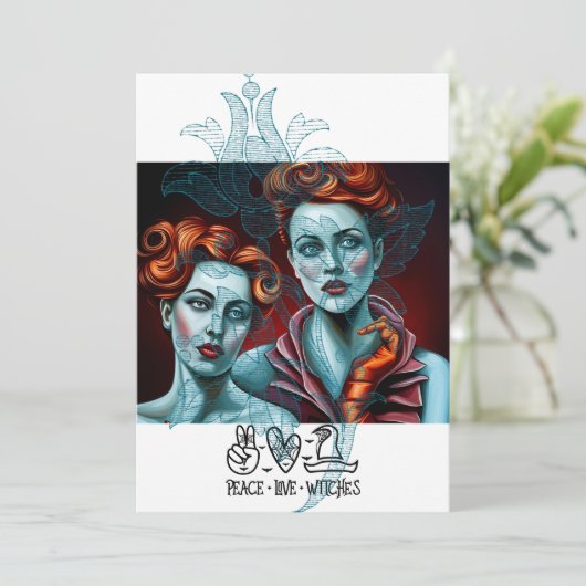 ピースラブウィッチーズ 招待状 (スタンド正面)