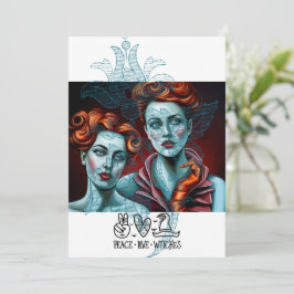 ピースラブウィッチーズ 招待状