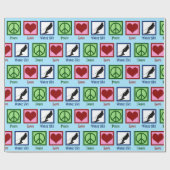 ピースラブウォータースキー ラッピングペーパー (フラット)