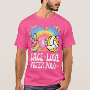 ピースラブウォーターポロ恋人60S 70SヒッピーWaterpo Tシャツ