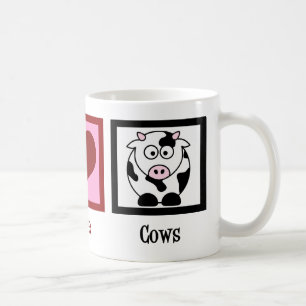 ピースラブウシ コーヒーマグカップ