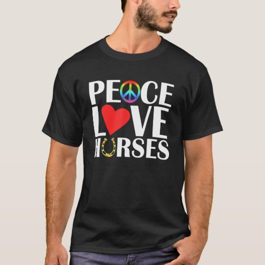 ピースラブウズウズウマ Tシャツ (正面)