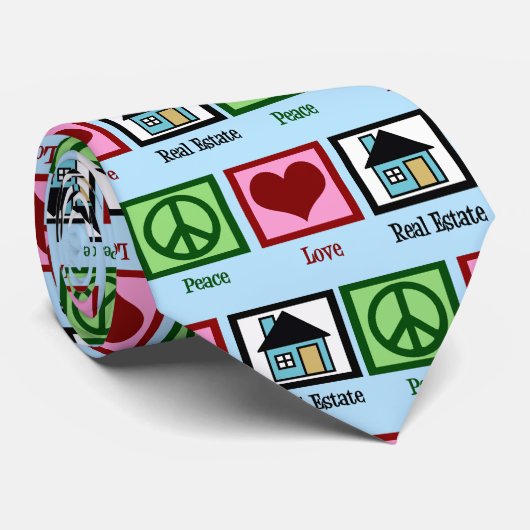 ピースラブエステート実在不動産仲介業者 ネクタイ (ロール)