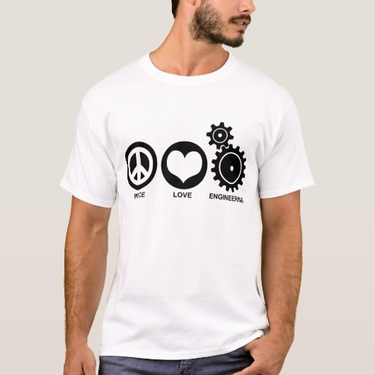 ピースラブエンジニアリング Tシャツ (正面)