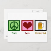 ピースラブオクトーバーフェスト ポストカード (正面/裏面)