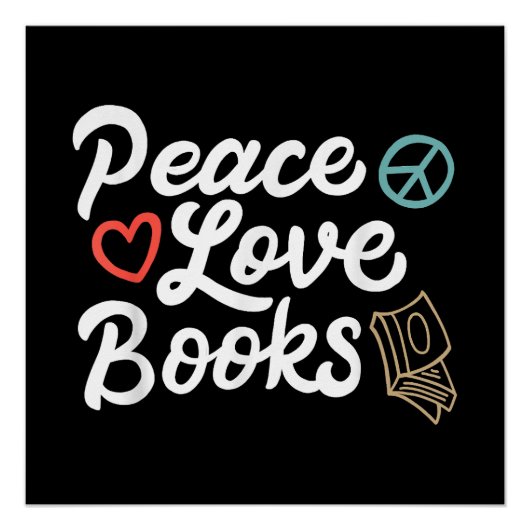 ピースラブオタク系のブックス&カワイズ読ズ ポスター (正面)