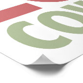 ピースラブカウベル ポスター (角)