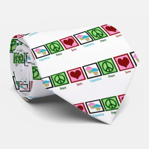 ピースラブカップケーキ ネクタイ