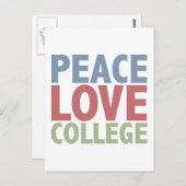 ピースラブカレッジ ポストカード (正面/裏面)