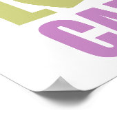 ピースラブカーディオ ポスター (角)