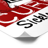 ピースラブキュア鎌の細胞病 ポスター (角)