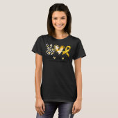 ピースラブキュールエンドメトリオシス認識度 Tシャツ (正面フル)