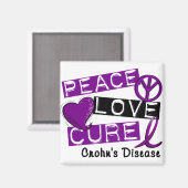 ピースラブキュールクーンズ病 マグネット (正面/裏面)