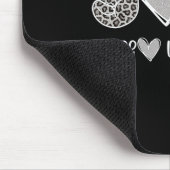 ピースラブキュールタイプ2糖尿病認識度T2D マウスパッド (コーナー)