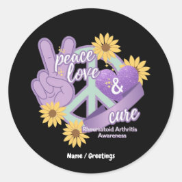 ピースラブキュールリウマチ関節炎認識度 ラウンドシール