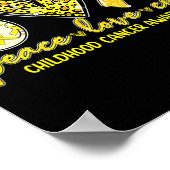 ピースラブキュール小児癌認識度レオパート ポスター (角)