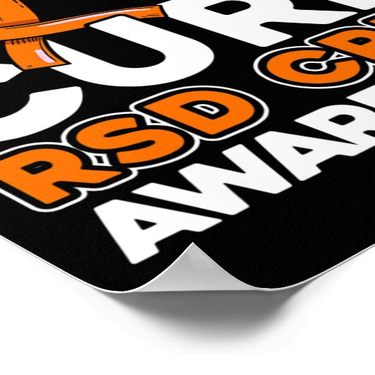 ピースラブキュールrsd Crps認識度 ポスター (角)