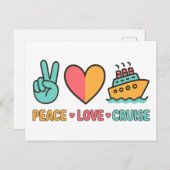 ピースラブクルーズバケーション ポストカード (正面/裏面)