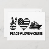 ピースラブクルーズUSAバケーションビベス ポストカード (正面/裏面)
