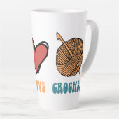 ピースラブクロシェラテマグ カフェラテマグ (右アングル)