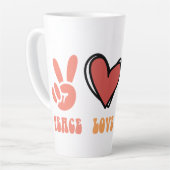 ピースラブクロシェラテマグ カフェラテマグ (左アングル)