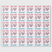 ピースラブクロシェ ラッピングペーパー (フラット)