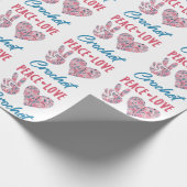 ピースラブクロシェ ラッピングペーパー (角)