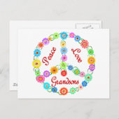 ピースラブグランドソンズ ポストカード (正面/裏面)