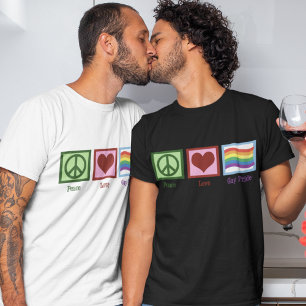 ピースラブゲイプライド Tシャツ