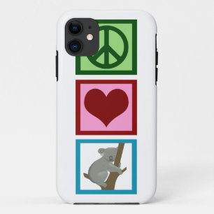 ピースラブコアラベア iPhone 11 ケース