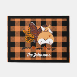 ピースラブコルギドアマット ドアマット