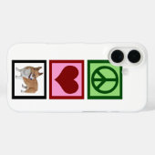 ピースラブコルギー Case-Mate iPhoneケース (裏面 (横))