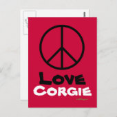 ピースラブコージーはがき ポストカード (正面/裏面)