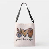 ピースラブコーヒー クロスボディバッグ (裏面)