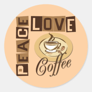 ピースラブコーヒー ラウンドシール